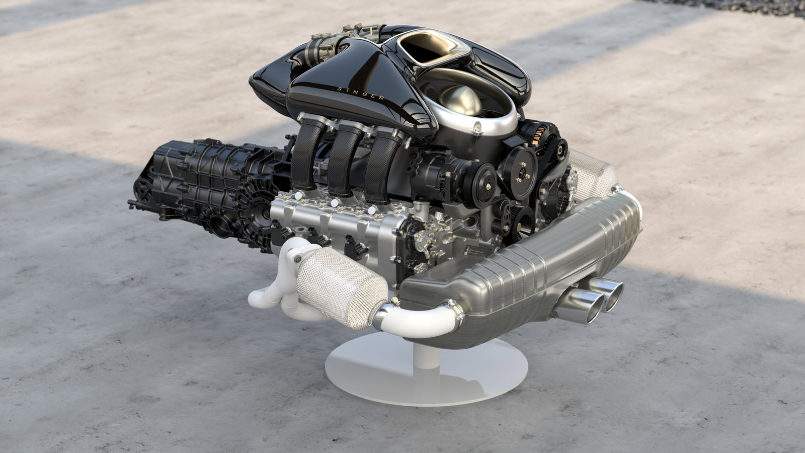 Porsche 911 Carrera Coupe Reimagined by Singer - engine